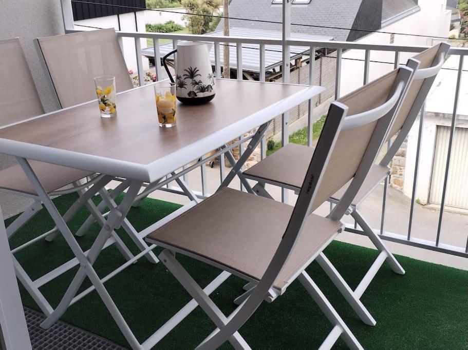 Appartement Neuf Classe, Balcon Et Petite Vue Mer Pleneuf-Val-Andre Luaran gambar